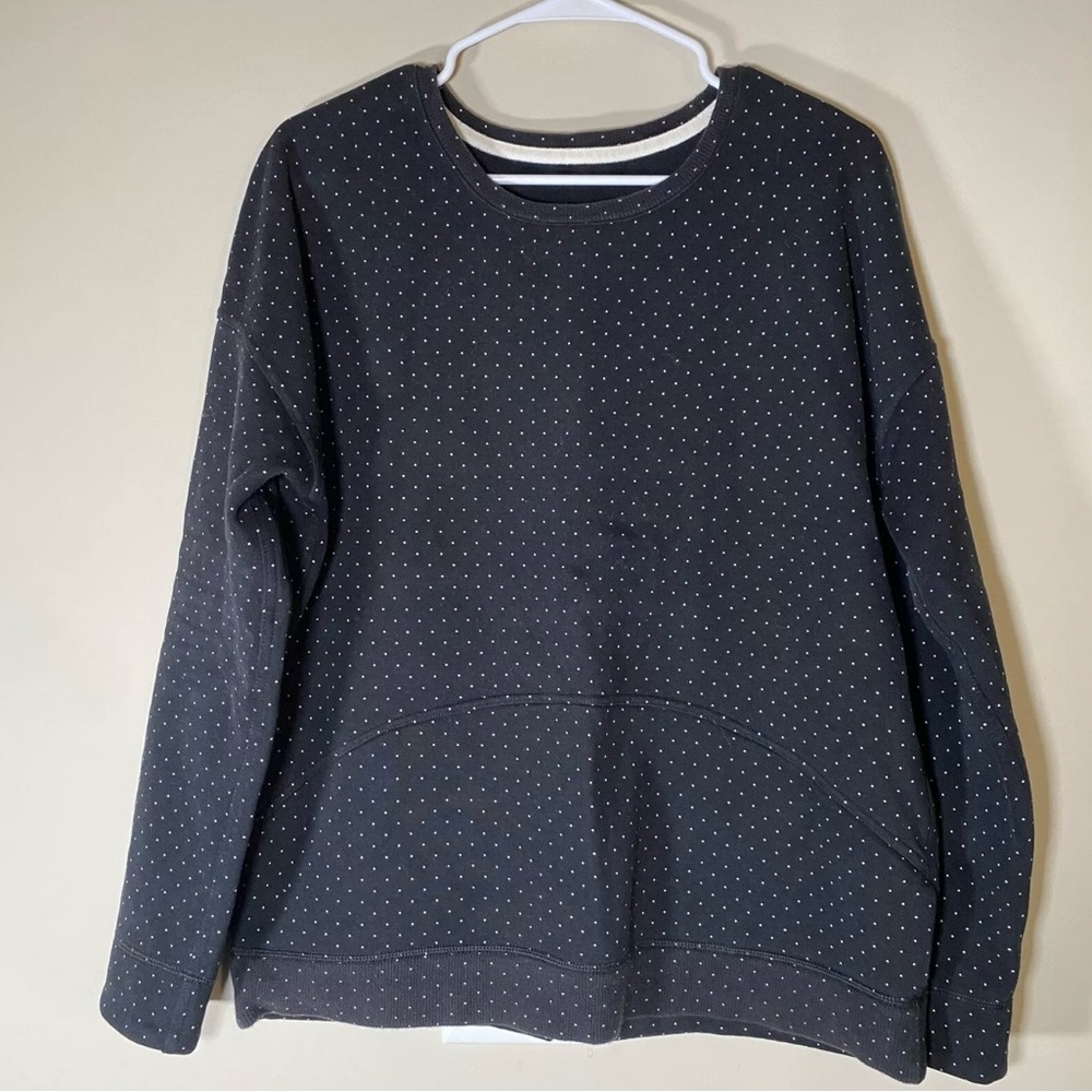 Women’s Lululemon keep up crew cotton feel a pullover sweatshirt 10